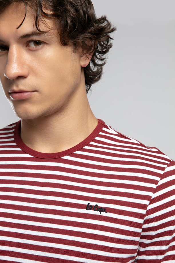 SKYLER Erkek %100 Pamuk O YAKA T-SHIRT