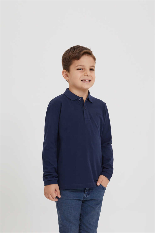 SOON ERKEK ÇOCUK PİKE POLO YAKA S-SHIRT
