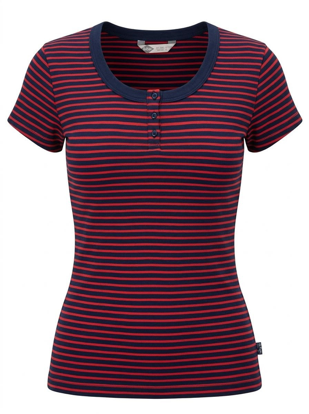 STRIPE KADIN PATLI T-SHIRT