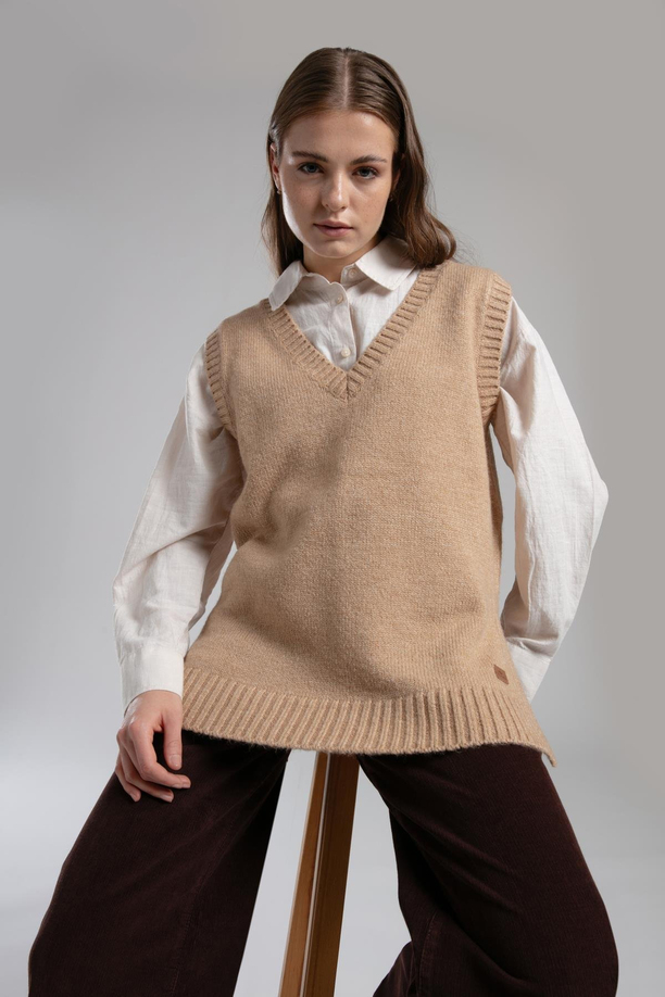 SUSANA KADIN V YAKA SÜVETER