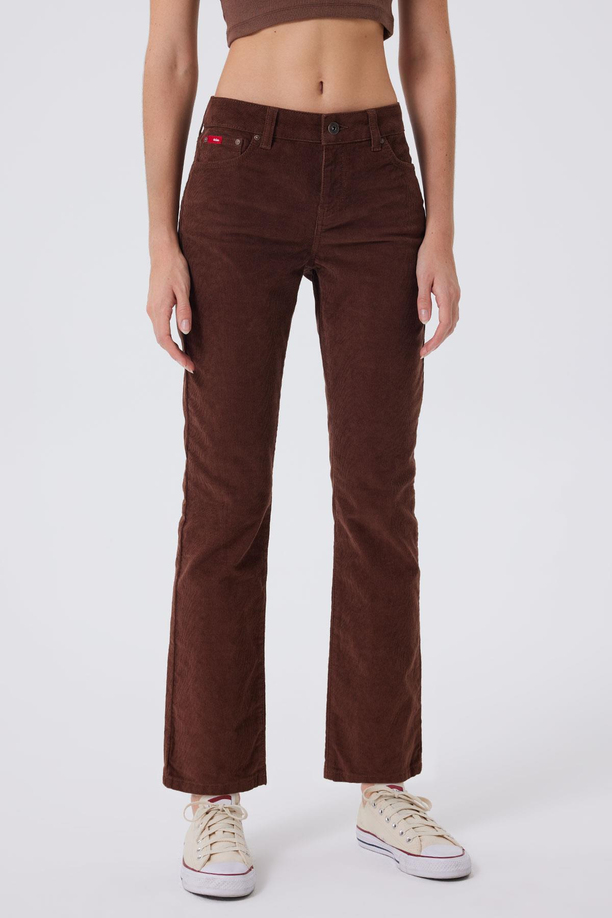 Susıe Kadın Kadife Pantolon Kahve