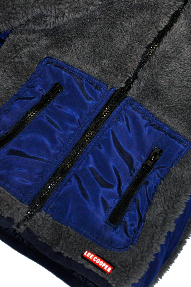 Teddy Erkek Çocuk Kapşonlu Mont Antrasit