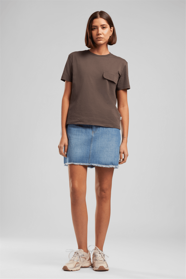 TIPSY KADIN O YAKA T-SHIRT