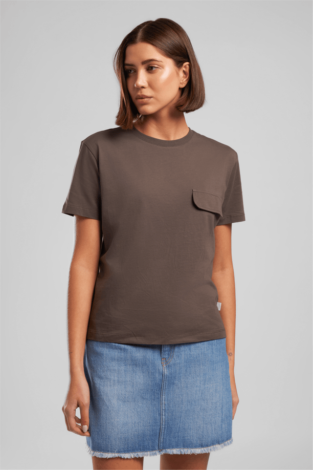 TIPSY KADIN O YAKA T-SHIRT