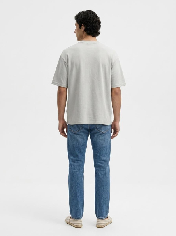 TODY Erkek Regular Fit Basic Bisiklet Yaka T-Shirt Beyaz