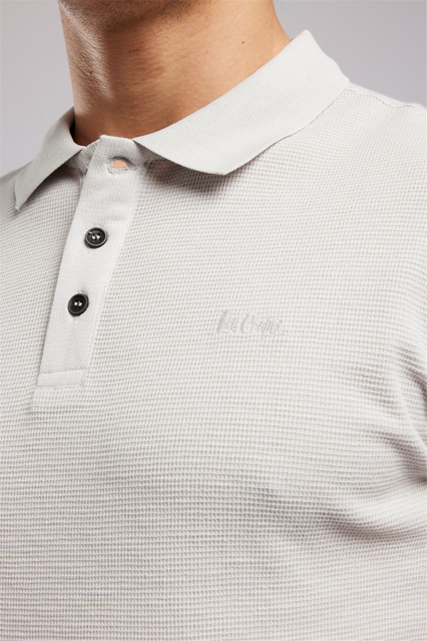 TYLER Erkek Regular Fit Basic Polo Yaka T-Shirt Beyaz