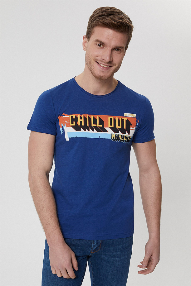 TYSON ERKEK KESİKLİ O YAKA T-SHIRT