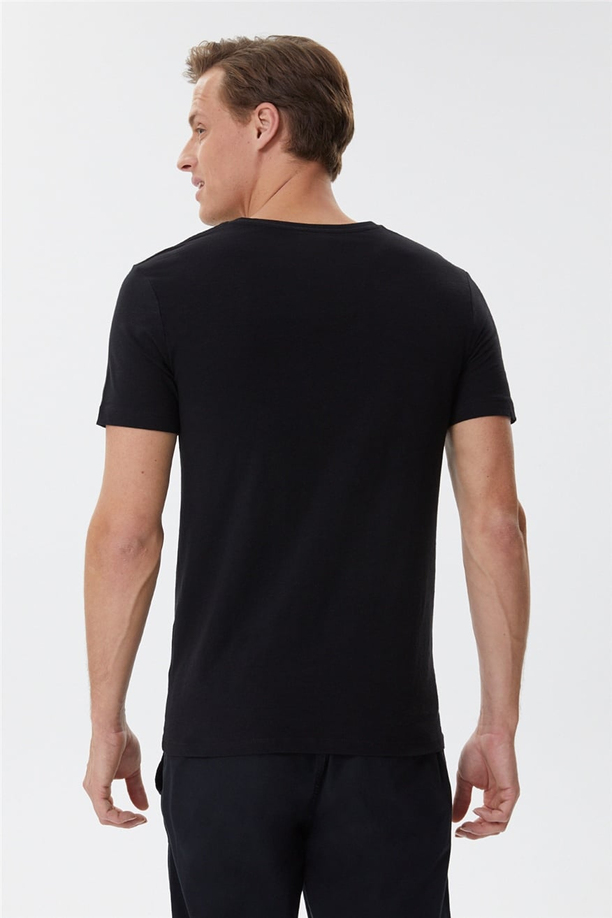 Unlimited Erkek O Yaka T-Shirt Siyah