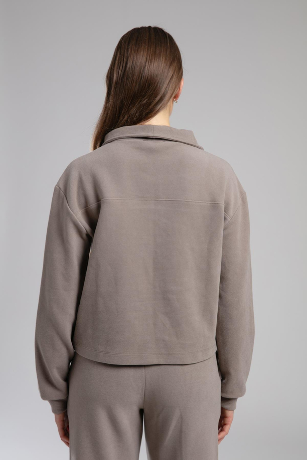 VEGAS KADIN DİK YAKA SWEATSHIRT