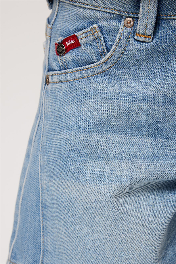 Wave  Kız Çocuk Jean Şort Lıght