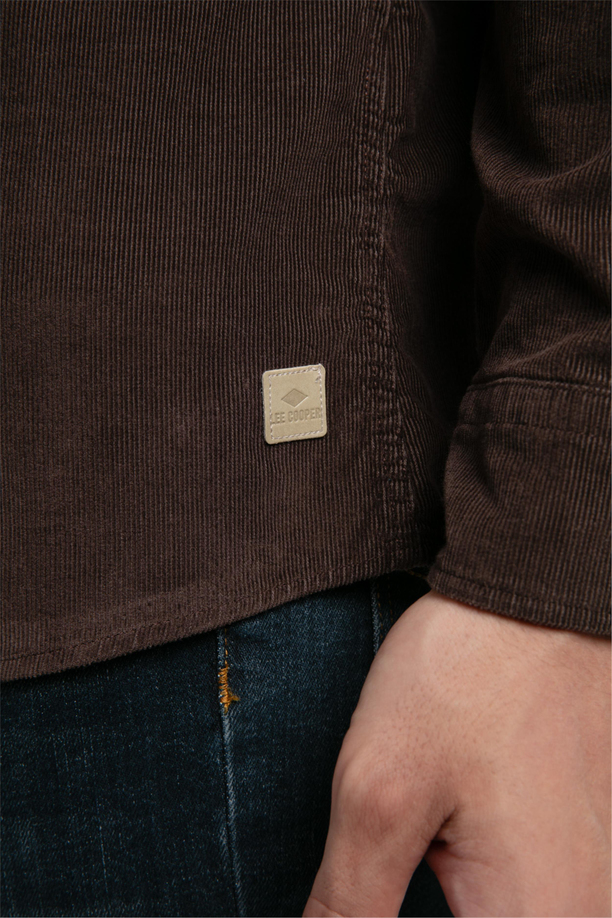 WORNES ERKEK KADİFE U.KOL GÖMLEK