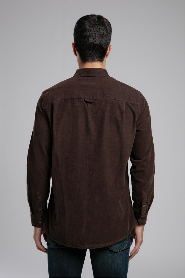 WORNES ERKEK KADİFE U.KOL GÖMLEK