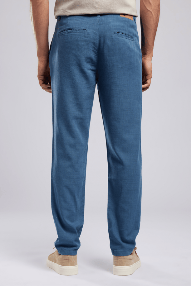 Zarse Erkek Regular Tapered Fit Pantolon Mavi