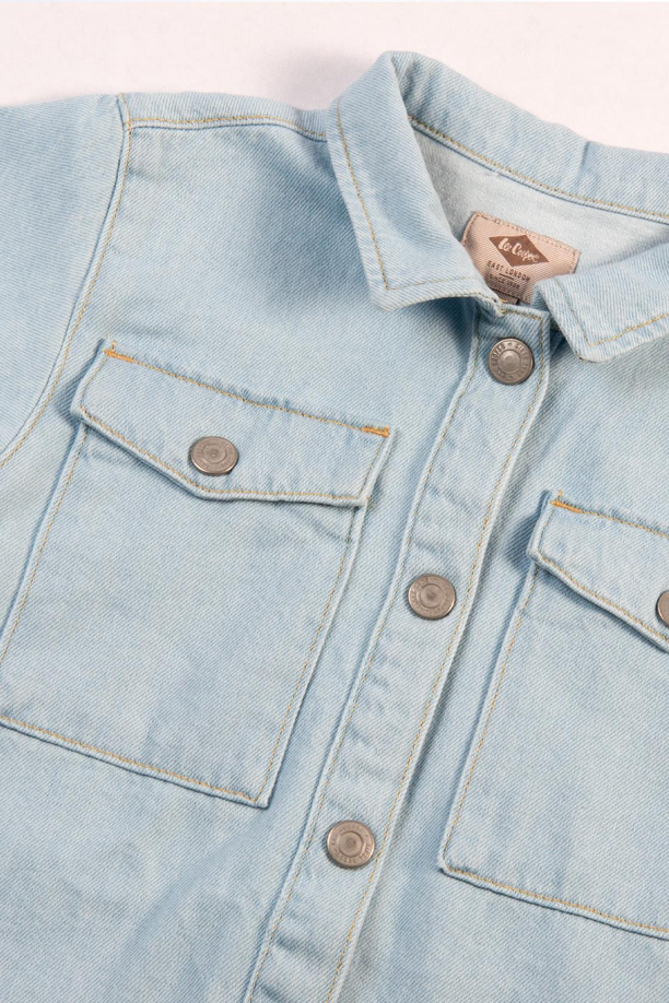 Zayn Kiz Çocuk %100 Pamuk Jean Elbise Denim