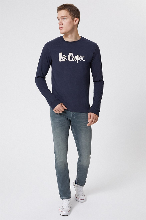 Zayne Erkek O Yaka U.Kol T-Shirt Lacivert