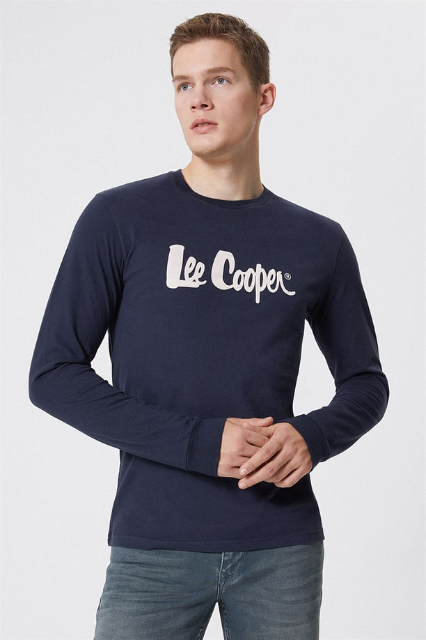 Zayne Erkek O Yaka U.Kol T-Shirt Lacivert