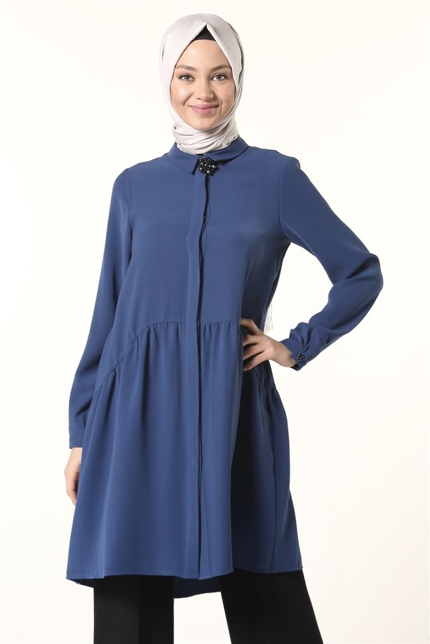 Armine Tunik 18Ka4722 İndigo