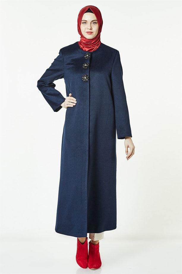 Armine Manto 18Ka8672 Lacivert