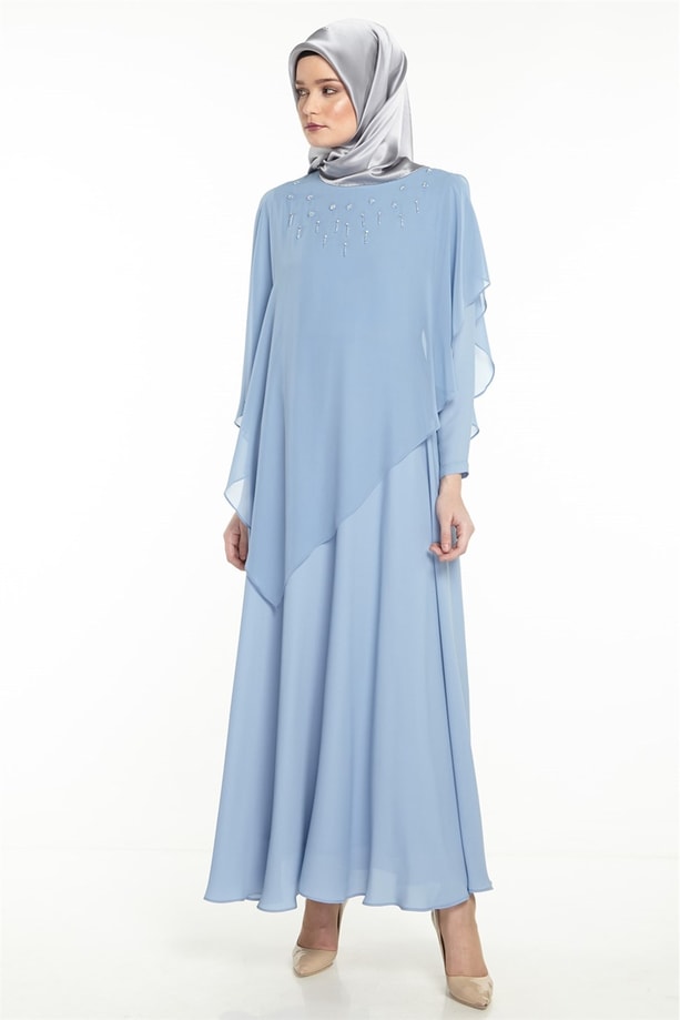 Armine Elbise 18Ya9584 Mavi