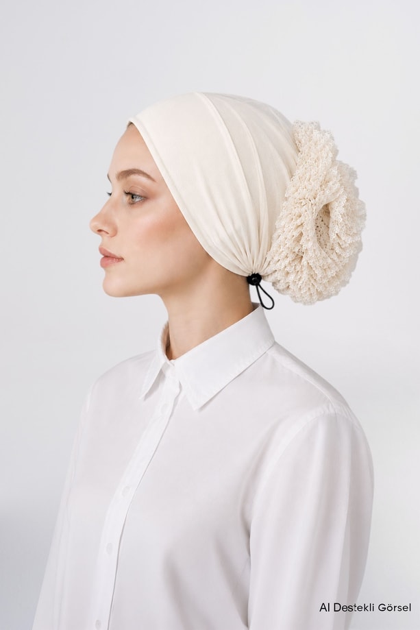 Topuzlu Comfort Fit BONE Krem