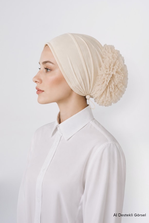 Topuzlu Comfort Fit BONE Açık Vizon