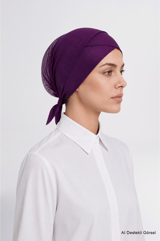 Armine Clima Çapraz Bone 00Oaat44 Mürdüm