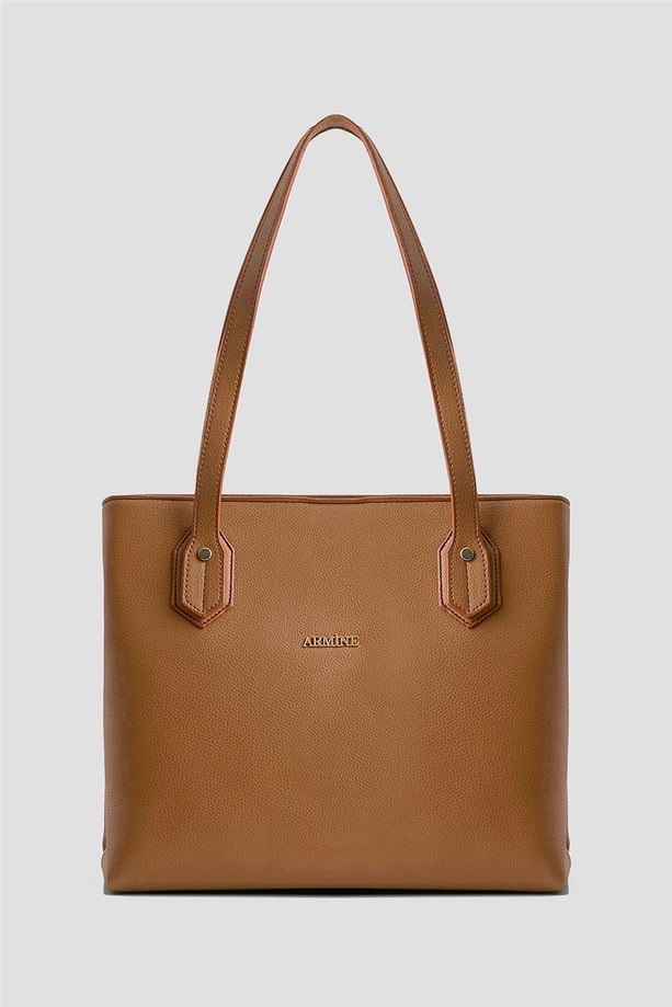 Armine Pia Deri Çanta 25YD7343 Taba