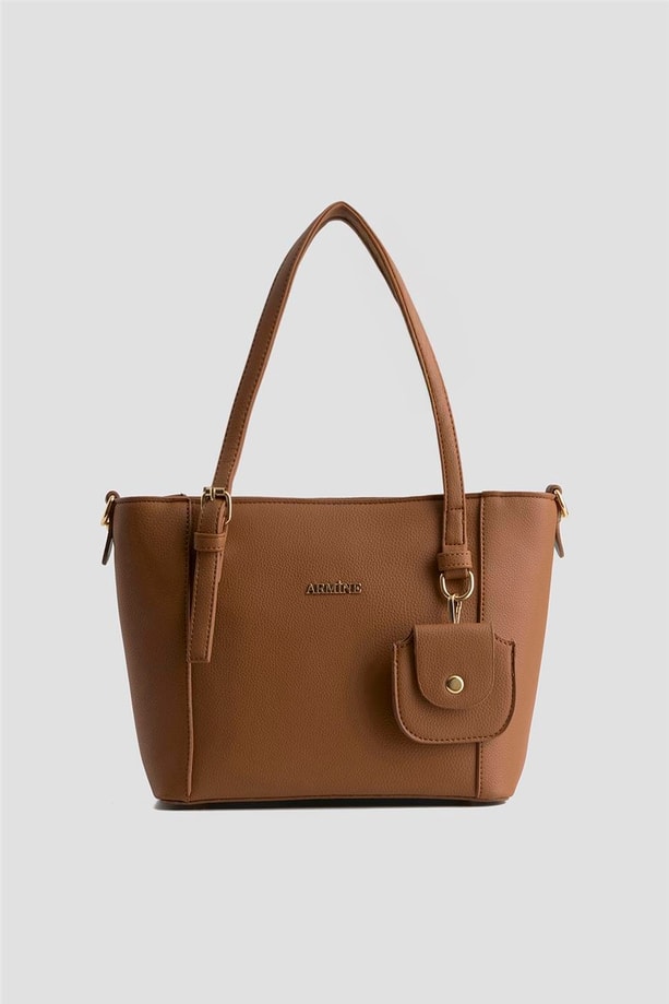 Armine Pia Deri Çanta 25YD7349 Taba