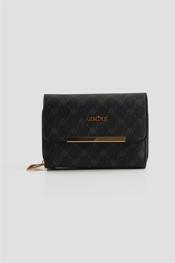 Armine El Çantası Noktalı 25YD7381 Siyah