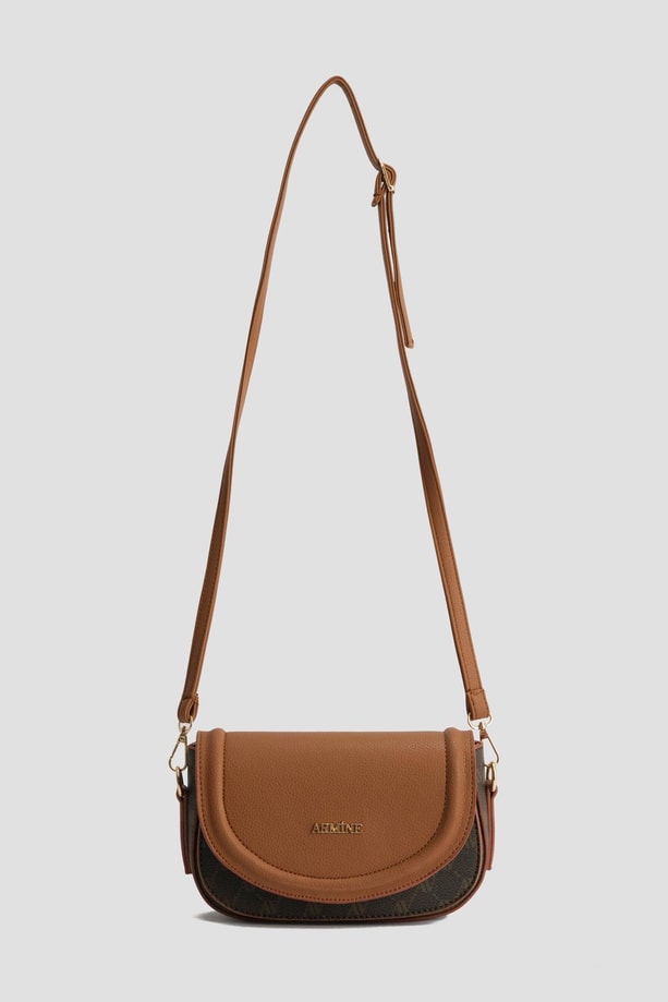 Armine Çanta Noktalı 25YD7385 Kahverengi
