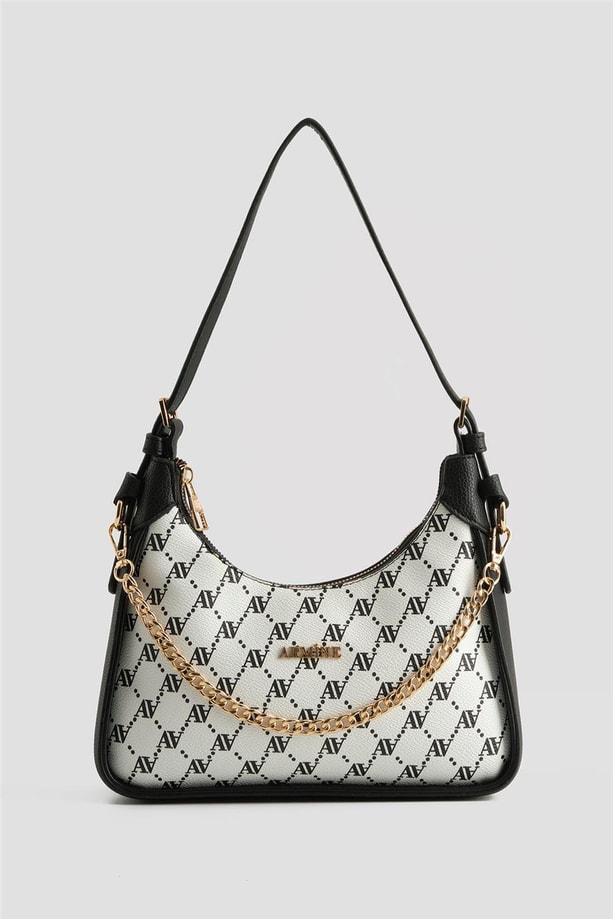 Armine Çanta Noktalı 25YD7386 Beyaz