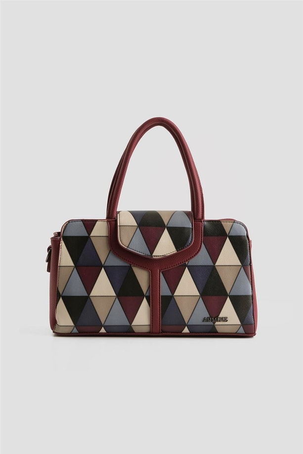 Armine Çanta Ekose 25YD7411 Bordo