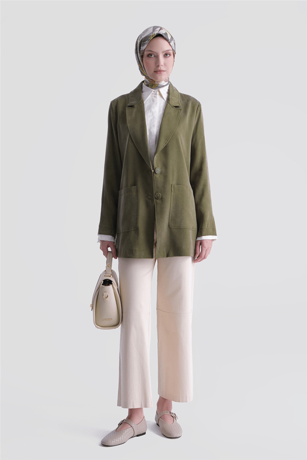 Kupra Blazer Ceket Haki