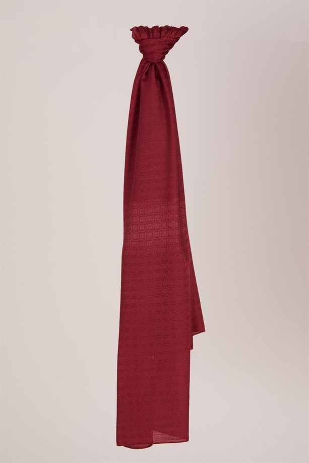 Armine Trend Kesik Elyaf Şal 00Oa0444 Bordo