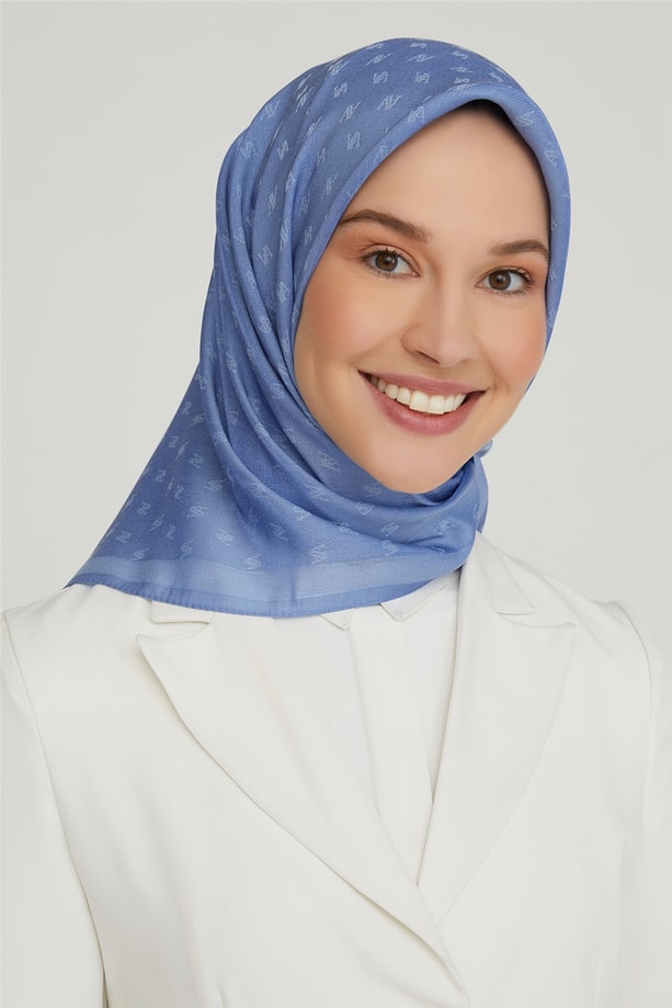 Armine Trend Poly Vıscon Eşarp 00Oa0444 İndigo-İndigo