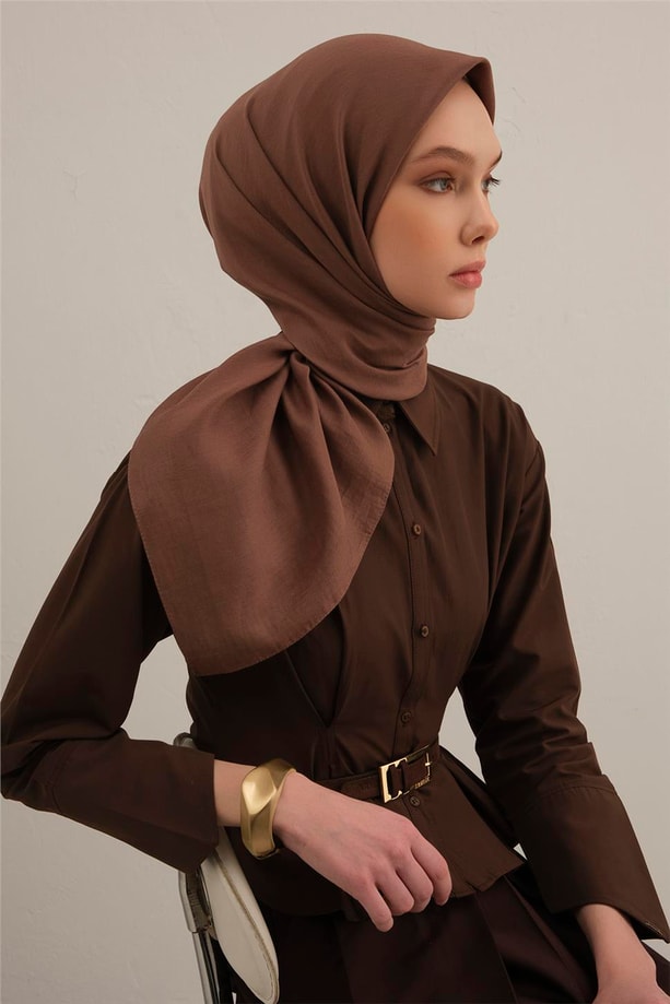 Armine Bordürlü Lyocell Eşarp 11