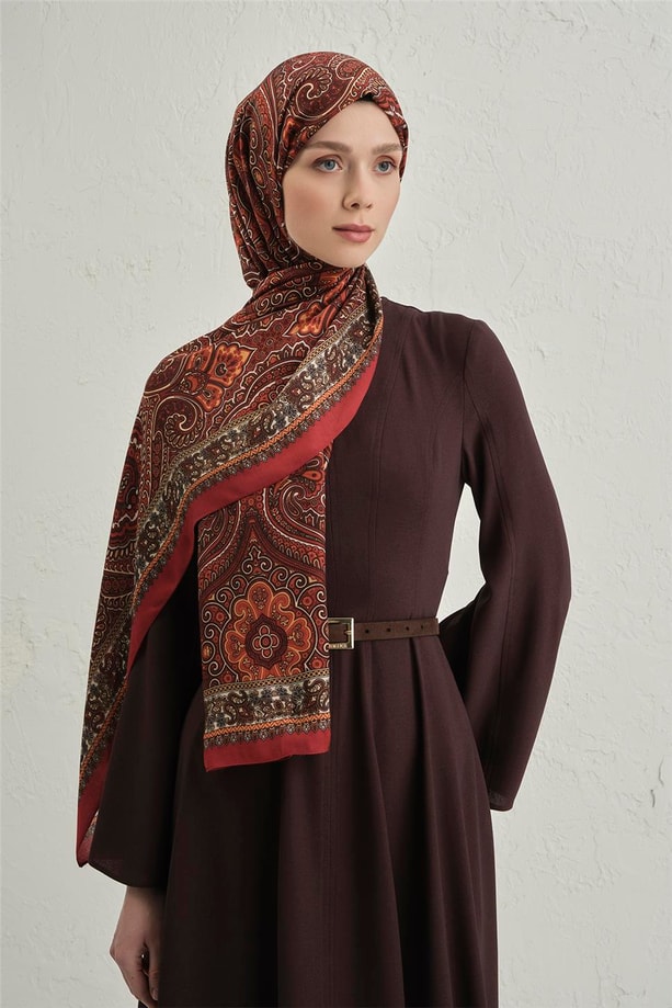 Armine Premium Pure Etnik Desen Şal 3 02