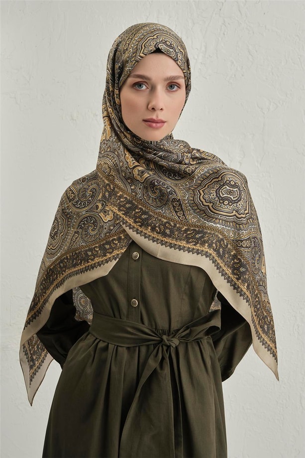 Armine Premium Pure Etnik Desen Şal 3 22