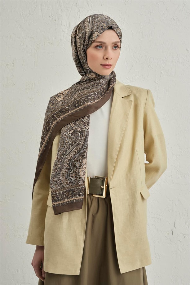 Armine Premium Pure Etnik Desen Şal 3 23