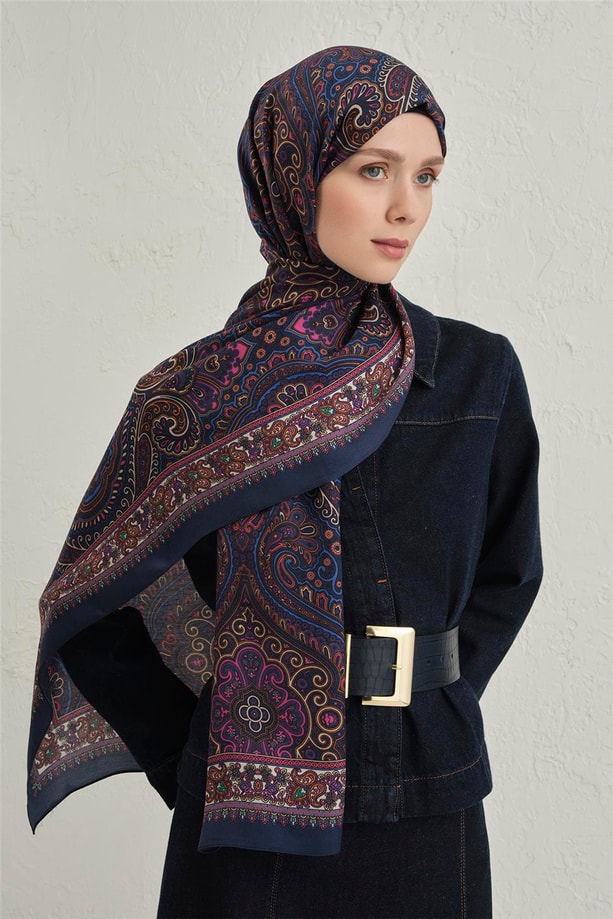Armine Premium Pure Etnik Desen Şal 3 26