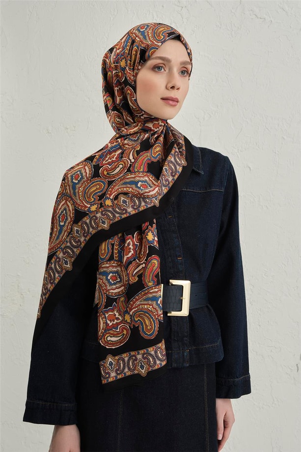 Armine Premium Pure Etnik Desen Şal 1 18