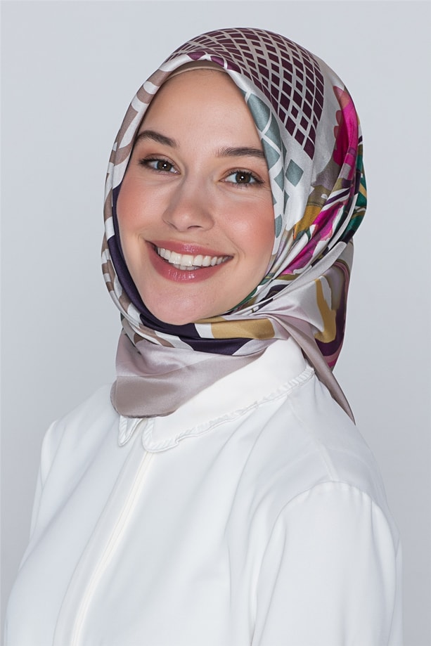 Armine Nostalji Twill İpek Eşarp 18Ya2824 81