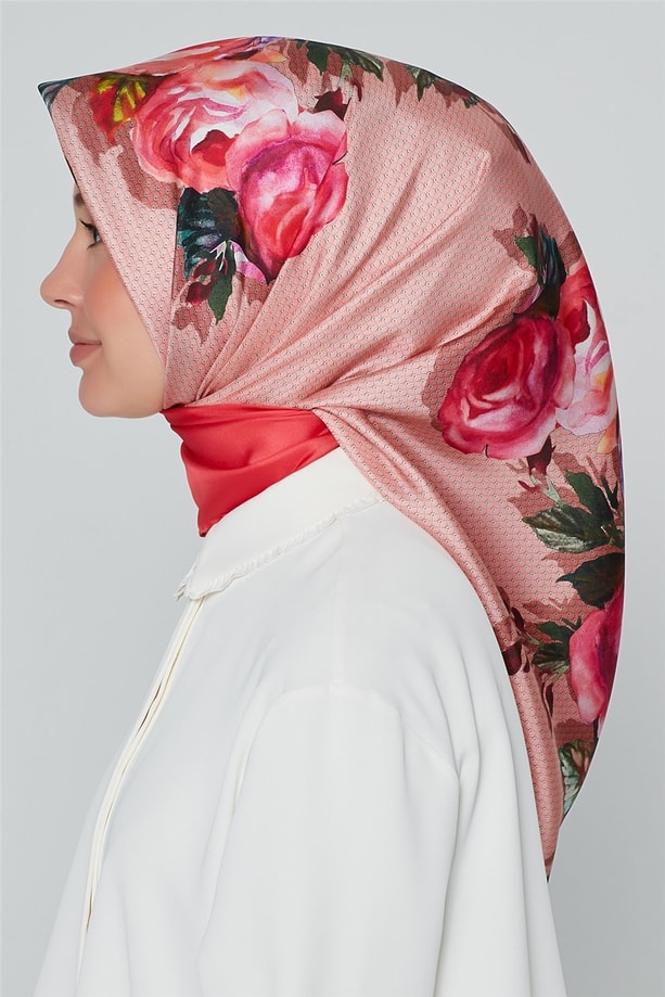 Armine Nostalji Twill İpek Eşarp 18Ya4513 01