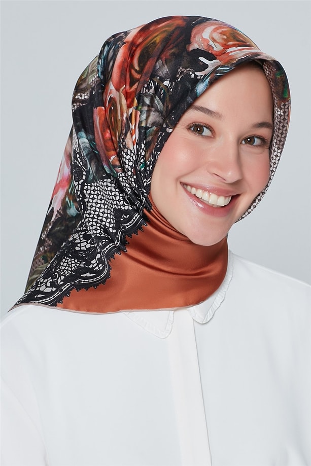 Armine Nostalji Twill İpek Eşarp 18Ya4513 3 34
