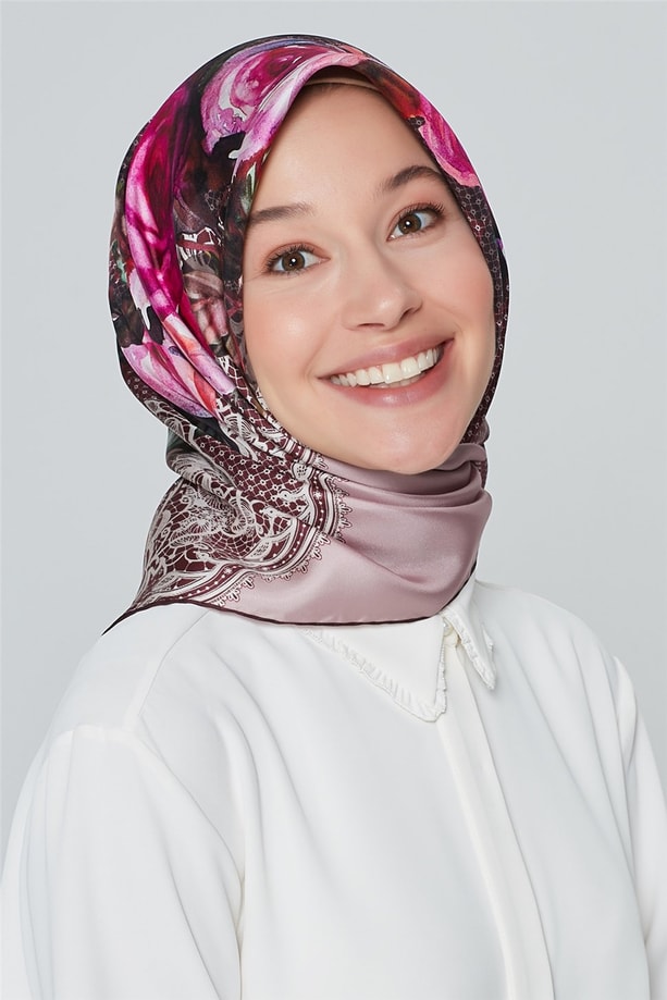 Armine Nostalji Twill İpek Eşarp 18Ya4513 3 81