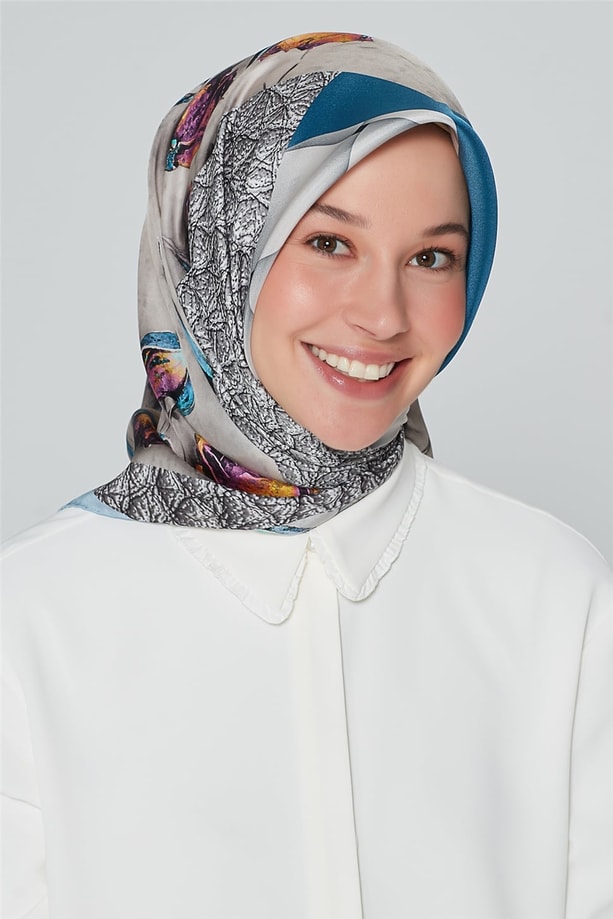 Armine Nostalji Twill İpek Eşarp 18Ya4533 82