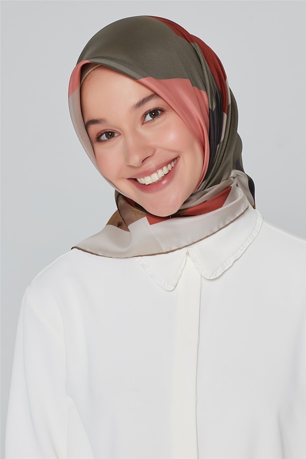 Armine Nostalji Twill İpek Eşarp 18Ya7263 35