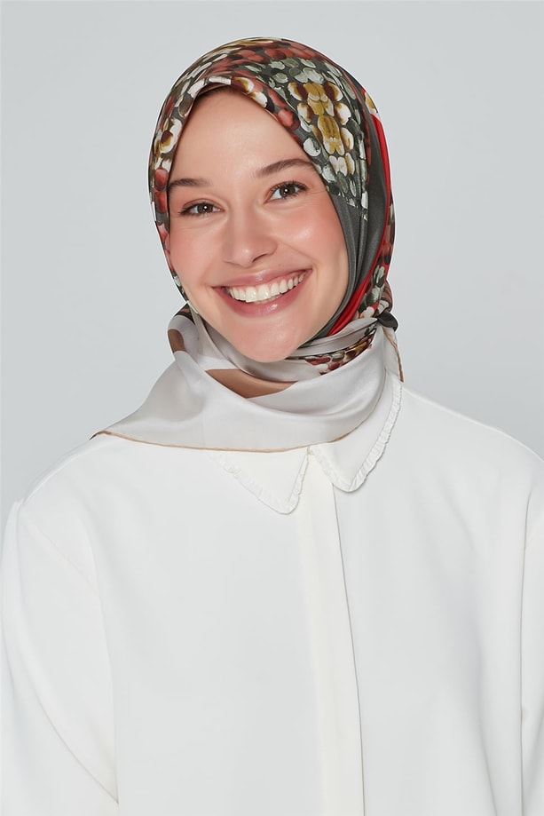 Armine Nostalji Twill İpek Eşarp 18Ya7268 31