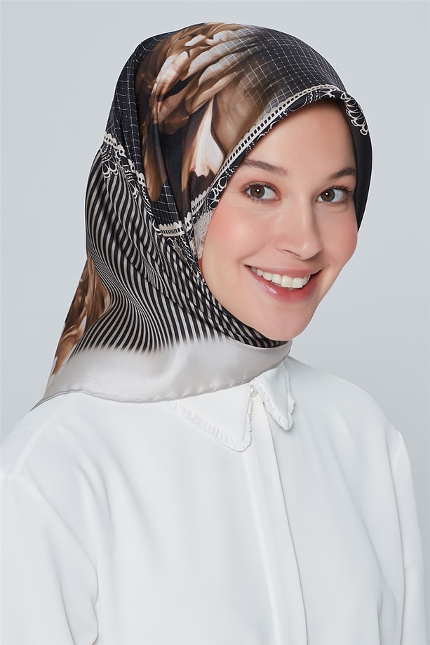 Armine Nostalji Twill İpek Eşarp 18Ya7284 31