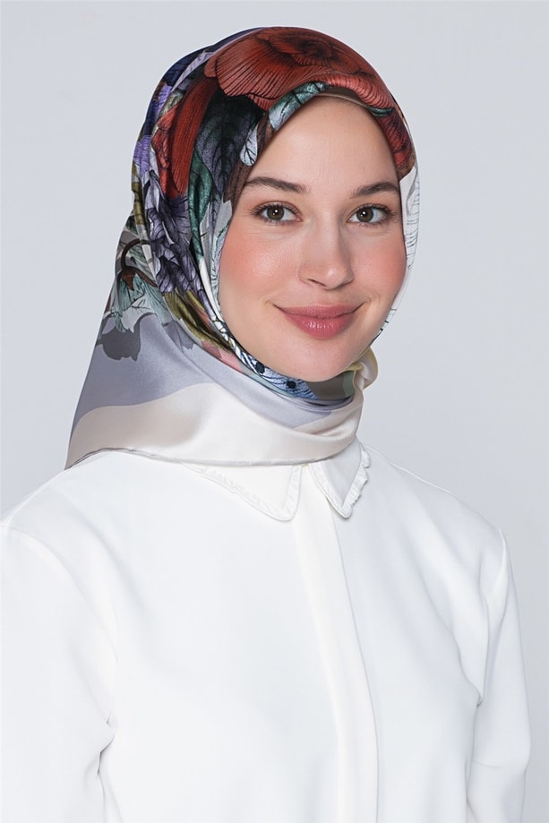 Armine Nostalji Twill İpek Eşarp 18Ya7580 36 80
